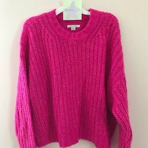 Hot pink sweater